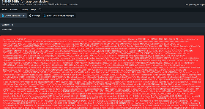 EventConsole - UnicodeDecodeError after importing new mibs ...