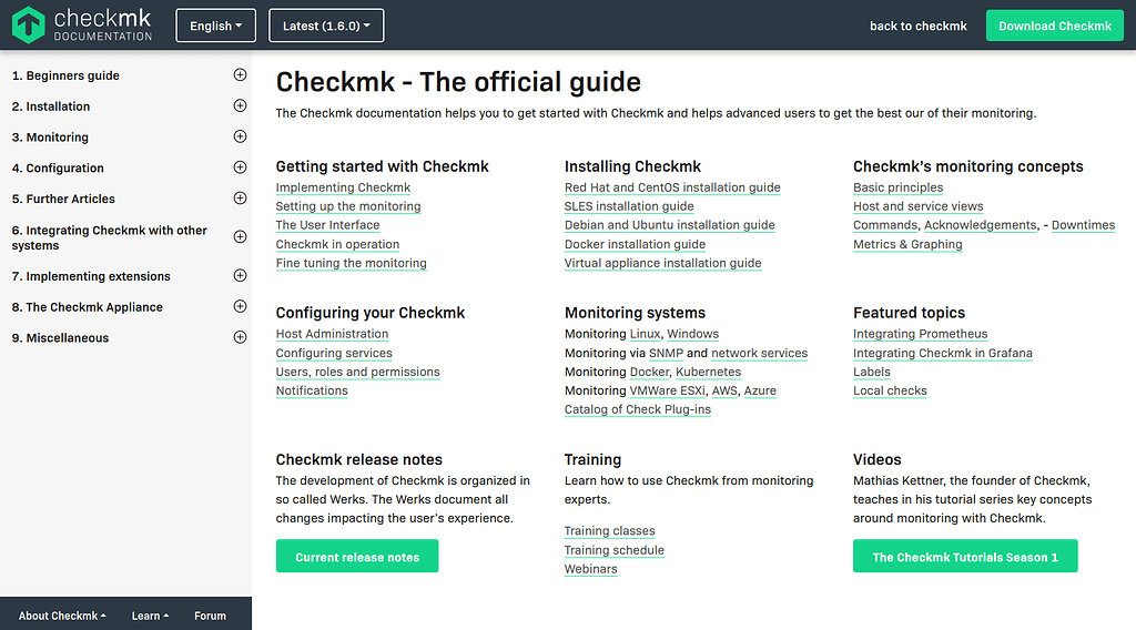 Introducing Docs.checkmk.com - Announcements - Checkmk Community