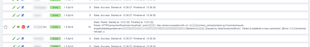 HTTPConnectionPool, Failed to establish a new connection: [Errno 111 ...