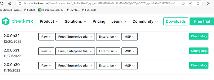 CheckMk Archive Page