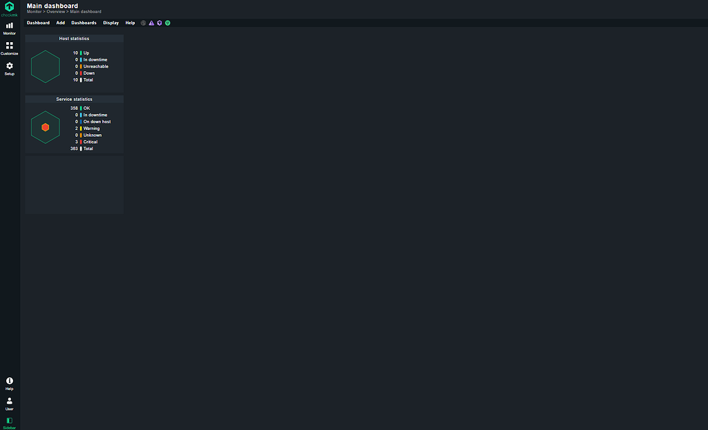 Raw to Enterprise upgrade, missing dashlets on “Main Dashboard ...