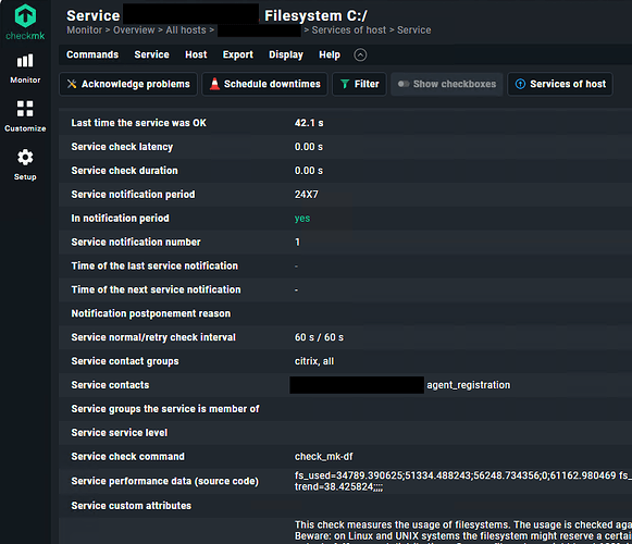 service with contact group