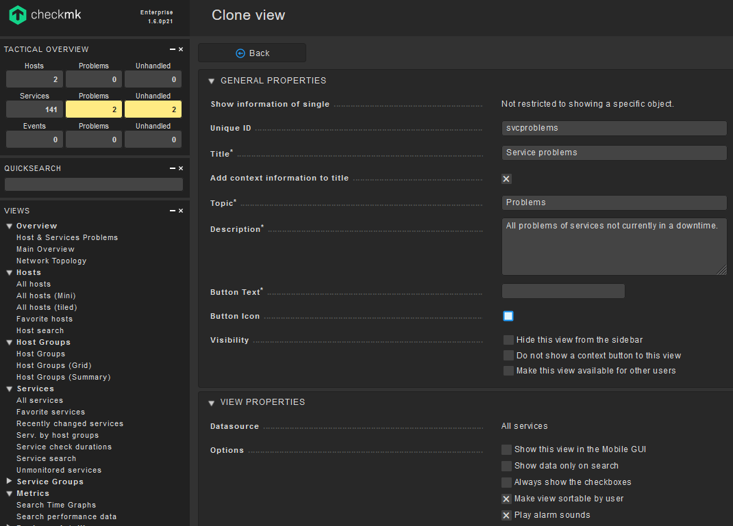 Tactical Overview: Change Filter in View - General - Checkmk Forum